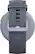 Back. Amazfit - Verge Lite Smartwatch 43mm Polycarbonate/Fiberglass - Gray With Gray Silicone Band.