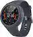 Left. Amazfit - Verge Lite Smartwatch 43mm Polycarbonate/Fiberglass - Gray With Gray Silicone Band.