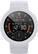 Front. Amazfit - Verge Lite Smartwatch 43mm Polycarbonate/Fiberglass - White With White Silicone Band.