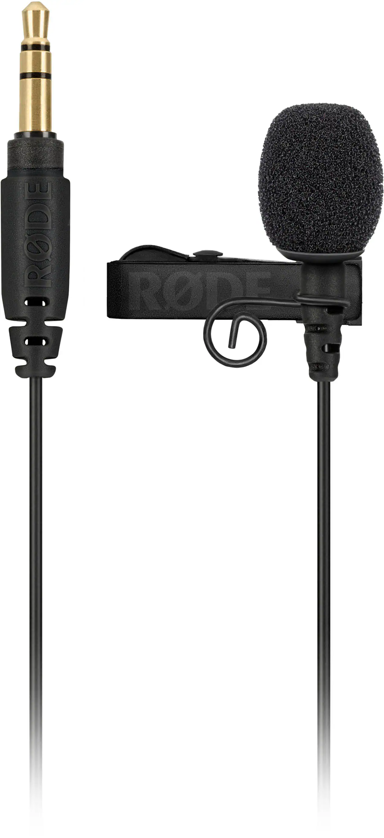 Front. RØDE - LAVALIER GO Professional Wearable Microphone - Black.