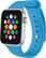Left. Modal™ - Silicone Band for Apple Watch 42, 44, 45mm (Series 1-8) and Apple Watch Ultra 49mm - Bright Blue.
