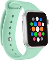 Modal™ - Silicone Band for Apple Watch 38mm, 40mm, 41mm and Apple Watch Series 8 41mm - Mint Green - Angle_Zoom
