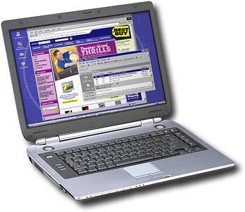 Angle Standard. Toshiba - Satellite Notebook with Intel® Centrino™.