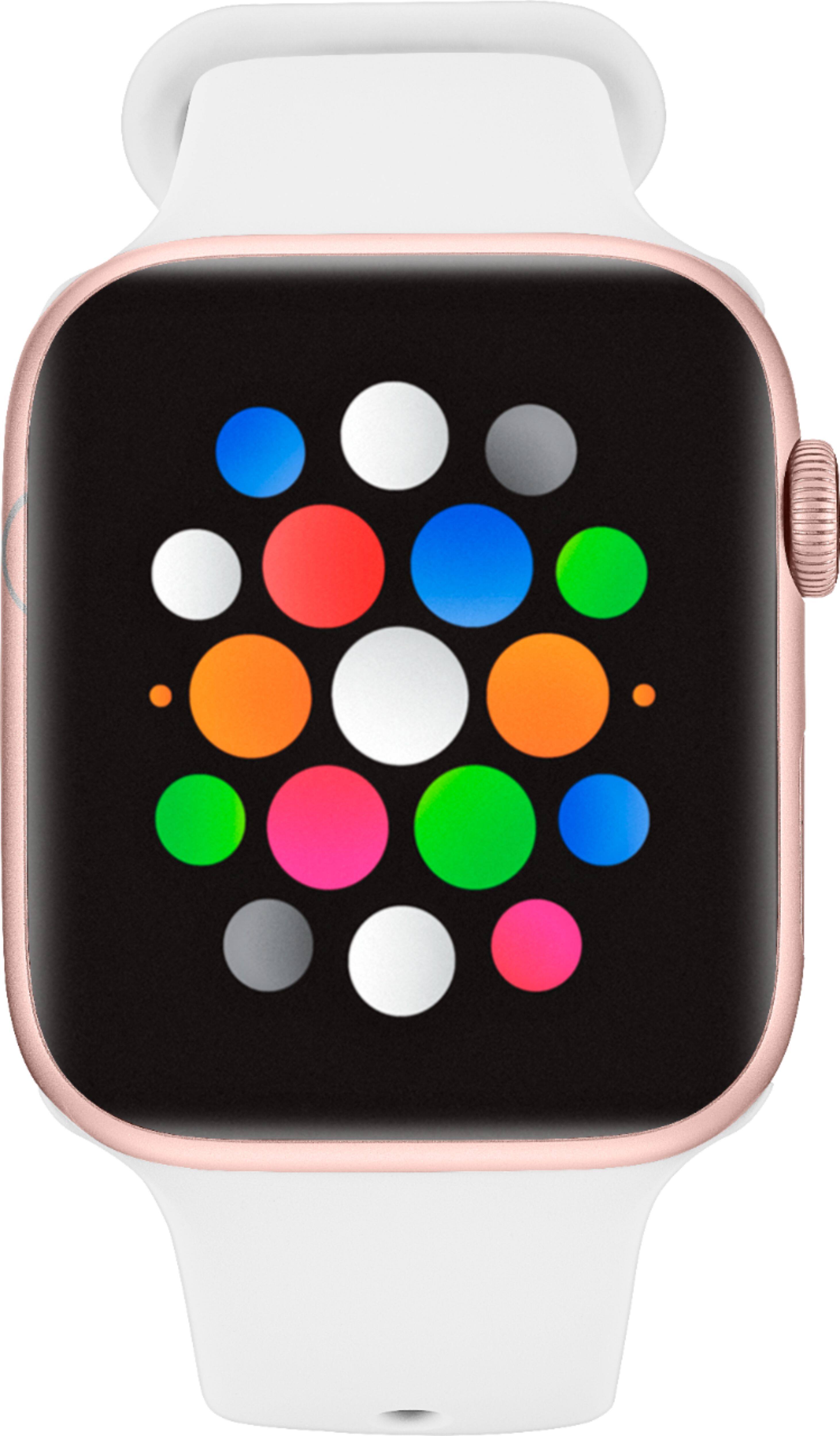 Alt View 13. Modal™ - Silicone Band for Apple Watch 42, 44, 45mm (Series 1-8) and Apple Watch Ultra 49mm - Pure White.