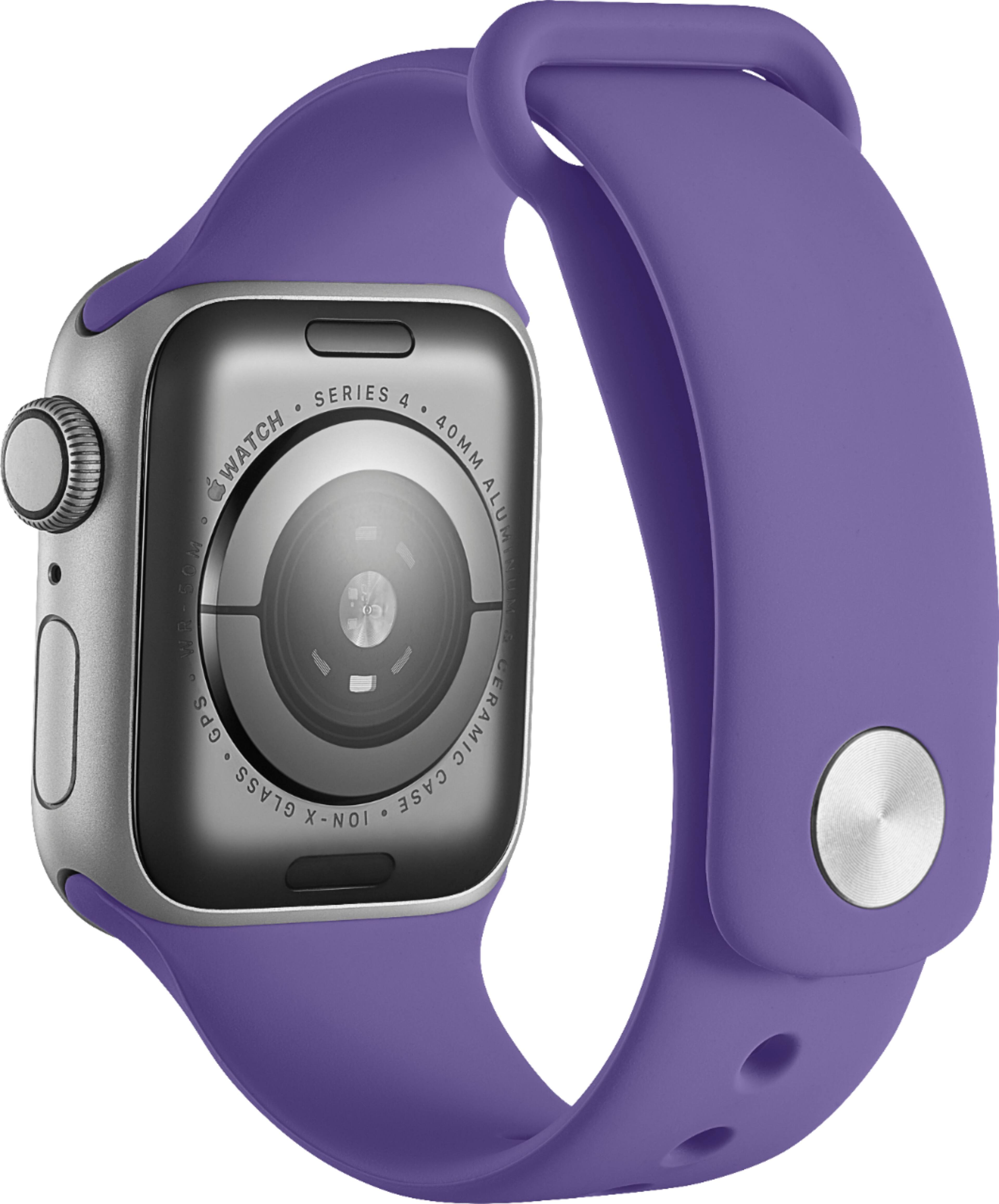 Alt View 13. Modal™ - Silicone Band for Apple Watch 38mm, 40mm, 41mm and Apple Watch Series 8 41mm - Ultra Violet.