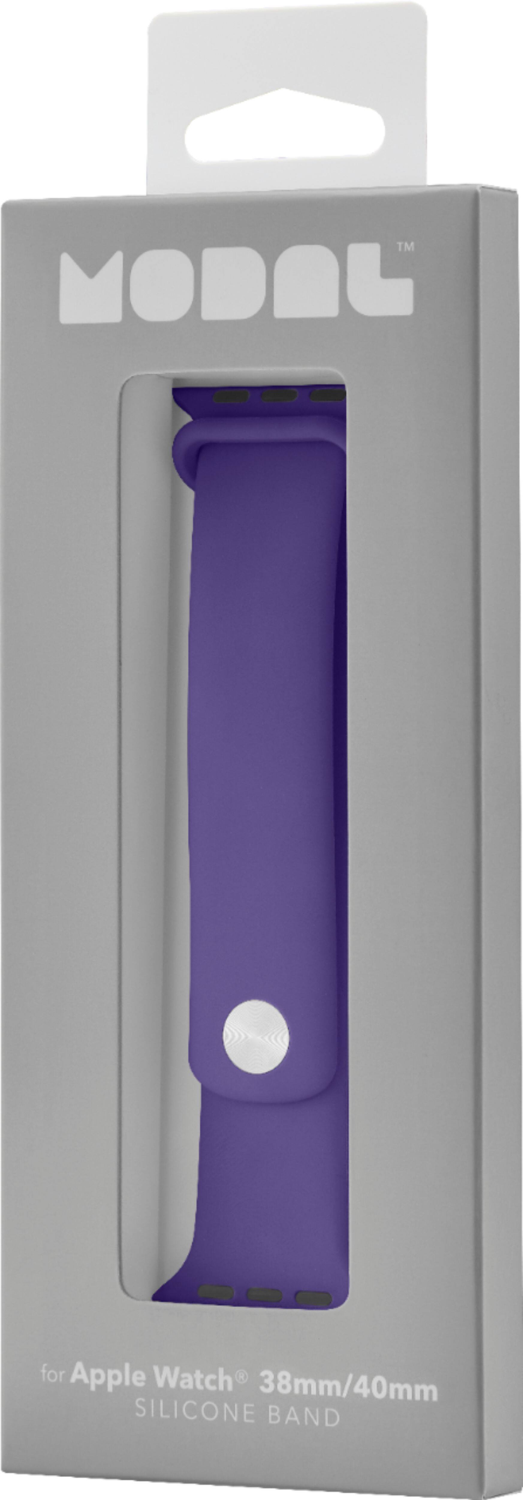Alt View 14. Modal™ - Silicone Band for Apple Watch 38mm, 40mm, 41mm and Apple Watch Series 8 41mm - Ultra Violet.