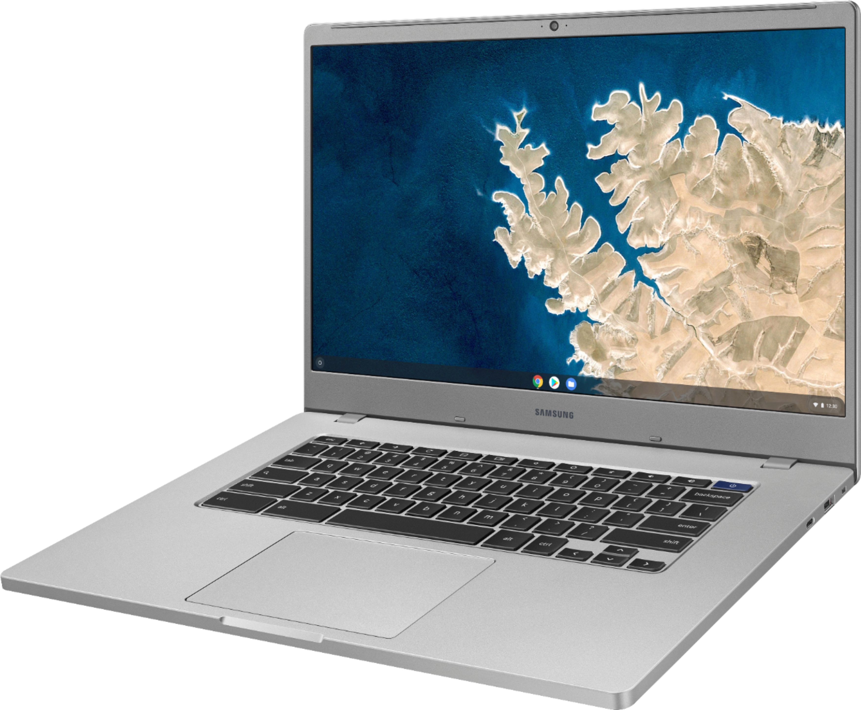 Left View: MacBook Pro 14" Laptop - Apple M1 Pro chip - 16GB Memory - 512GB SSD - Silver