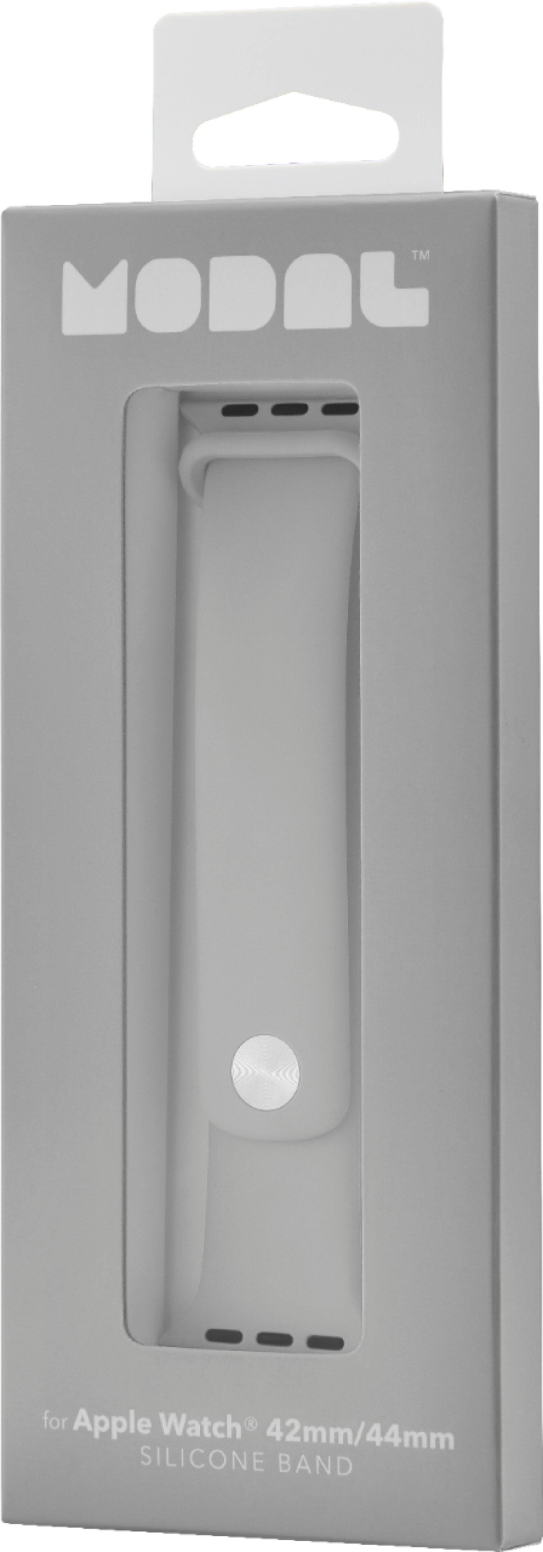 Alt View 14. Modal™ - Silicone Band for Apple Watch 42, 44, 45mm (Series 1-8) and Apple Watch Ultra 49mm - Stone.