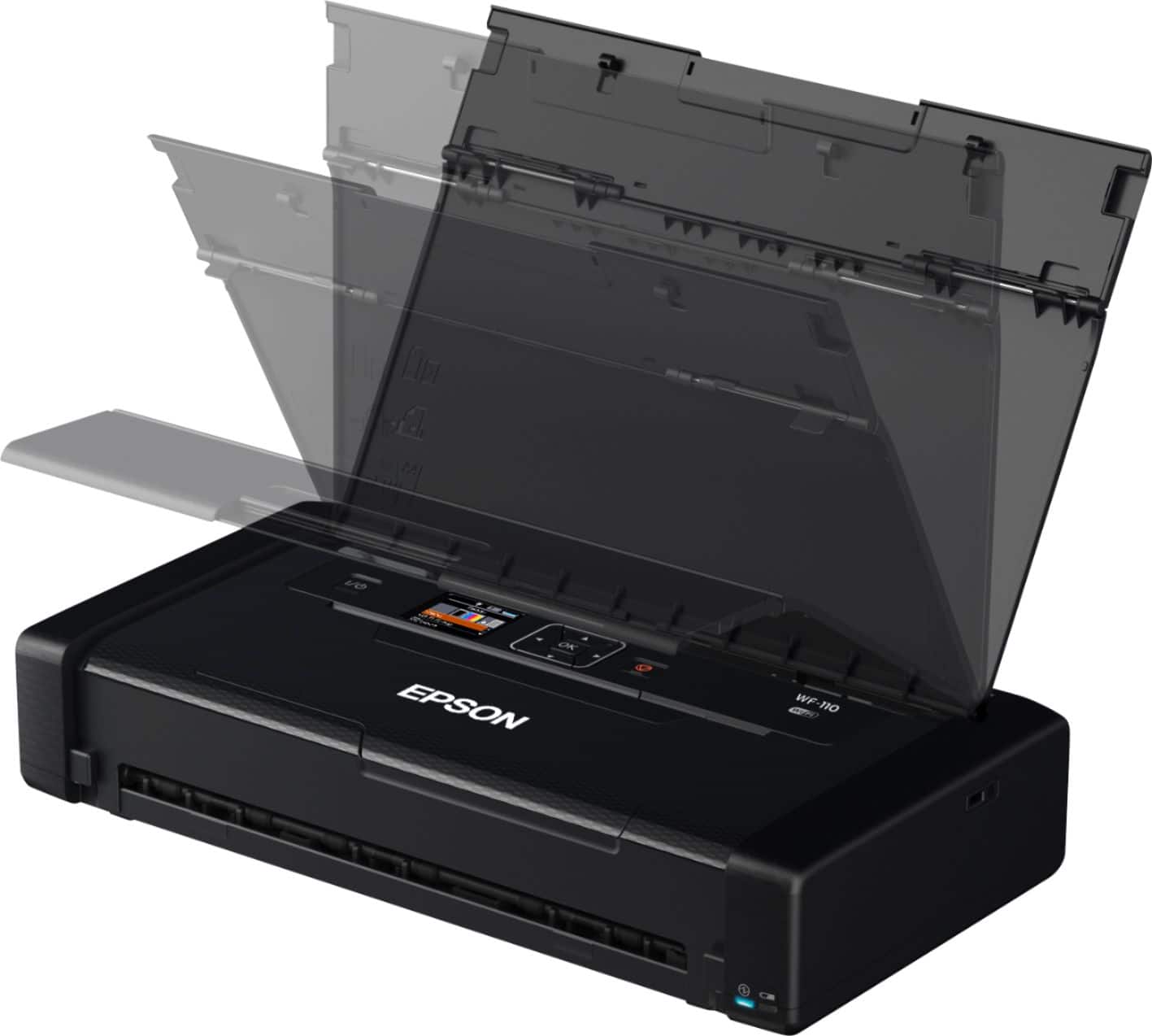 Alt View 14. Epson - WorkForce WF-110 Wireless Inkjet Printer - Black.
