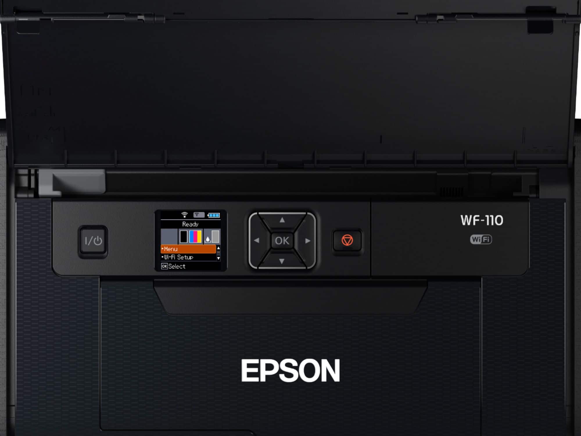 Alt View 18. Epson - WorkForce WF-110 Wireless Inkjet Printer - Black.