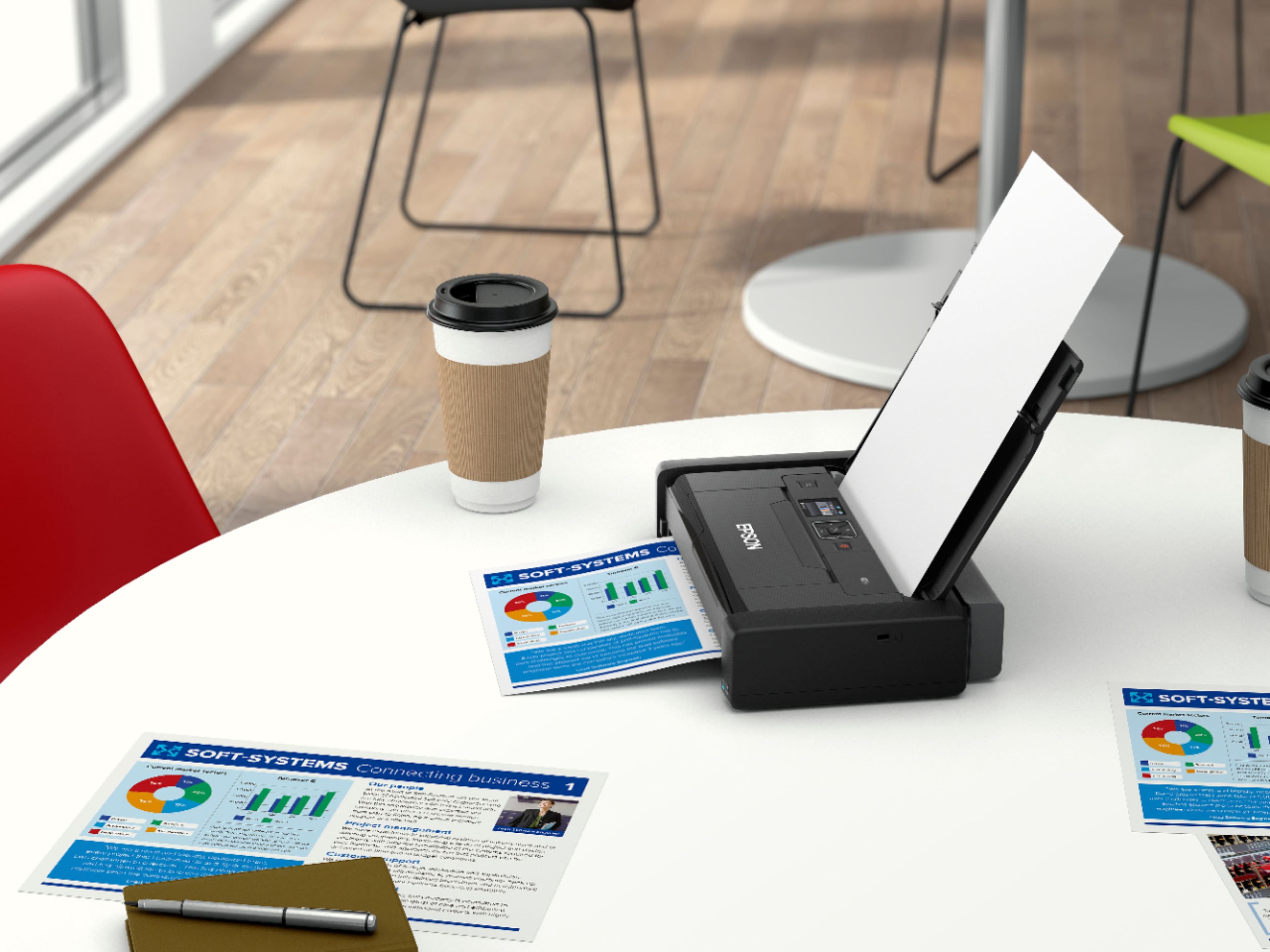 Alt View 32. Epson - WorkForce WF-110 Wireless Inkjet Printer - Black.