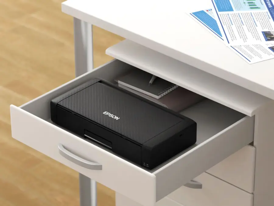 Alt View 33. Epson - WorkForce WF-110 Wireless Inkjet Printer - Black.