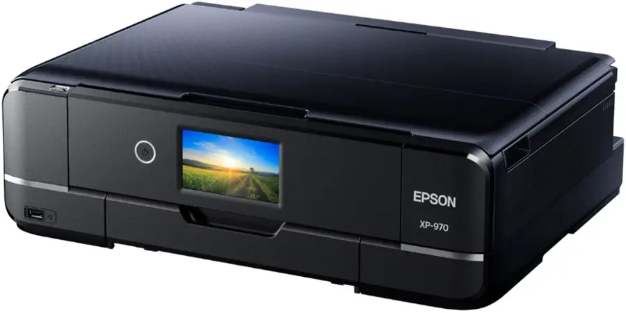 Alt View 14. Epson - Expression Photo XP-970 Wireless All-In-One Printer - Black.