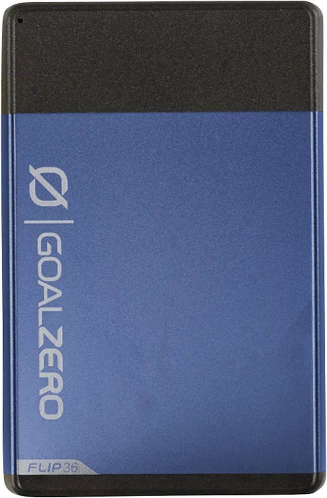 Front. Goal Zero - Flip 10,050 mAh Portable Charger for Most USB-Enabled Devices - Slate Blue.