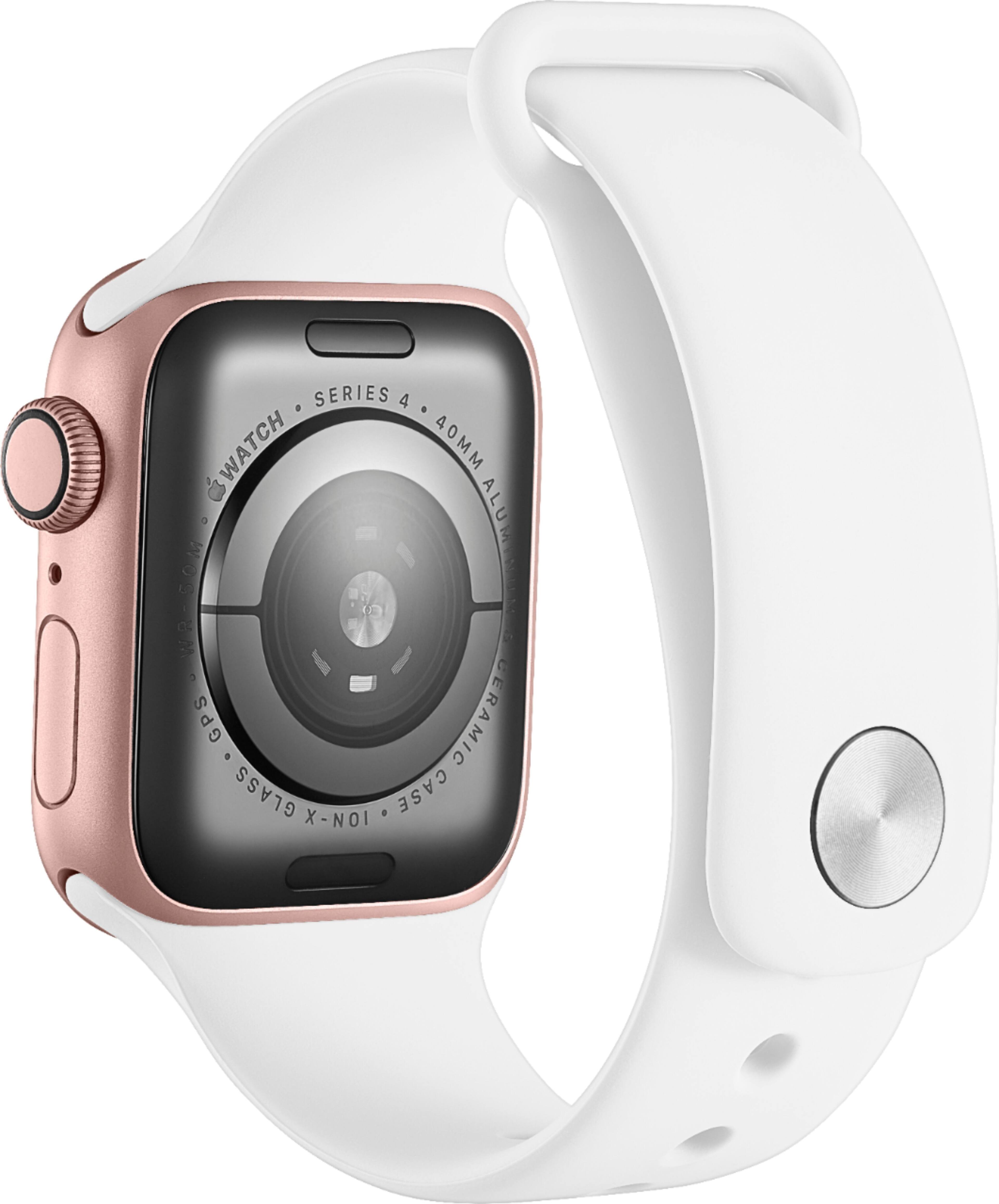 Alt View 13. Modal™ - Silicone Band for Apple Watch 38mm, 40mm, 41mm and Apple Watch Series 8 41mm - Pure White.