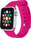 Left. Modal™ - Silicone Band for Apple Watch 38mm, 40mm, 41mm and Apple Watch Series 8 41mm - Neon Pink.