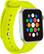 Angle. Modal™ - Silicone Band for Apple Watch 42, 44, 45mm (Series 1-8) and Apple Watch Ultra 49mm - Neon Yellow.