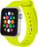 Left. Modal™ - Silicone Band for Apple Watch 42, 44, 45mm (Series 1-8) and Apple Watch Ultra 49mm - Neon Yellow.