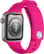 Alt View 12. Modal™ - Silicone Band for Apple Watch 42, 44, 45mm (Series 1-8) and Apple Watch Ultra 49mm - Neon Pink.