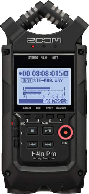 Zoom H4N PRO Handy Recorder All Black H4NPROAB - Best Buy