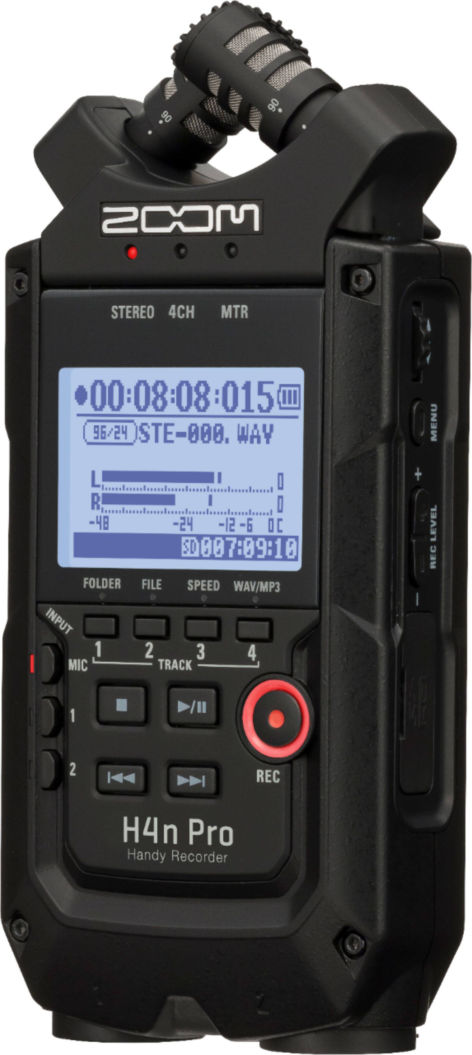 Zoom H4N PRO Handy Recorder All Black H4NPROAB - Best Buy