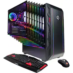 CyberPowerPC Gaming Desktop AMD Ryzen 1600 8GB Memory AMD Radeon