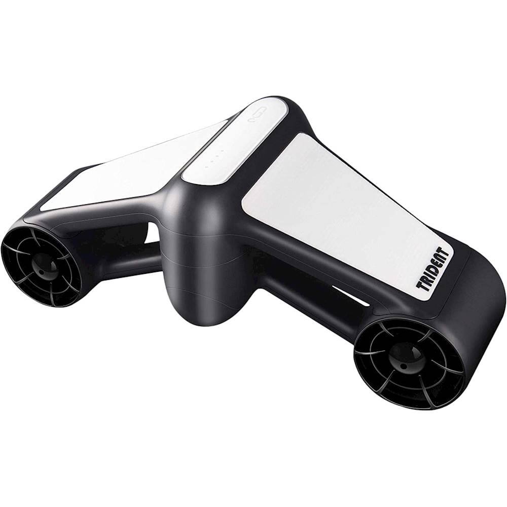 Left View: Geneinno - Trident Underwater Scooter - White