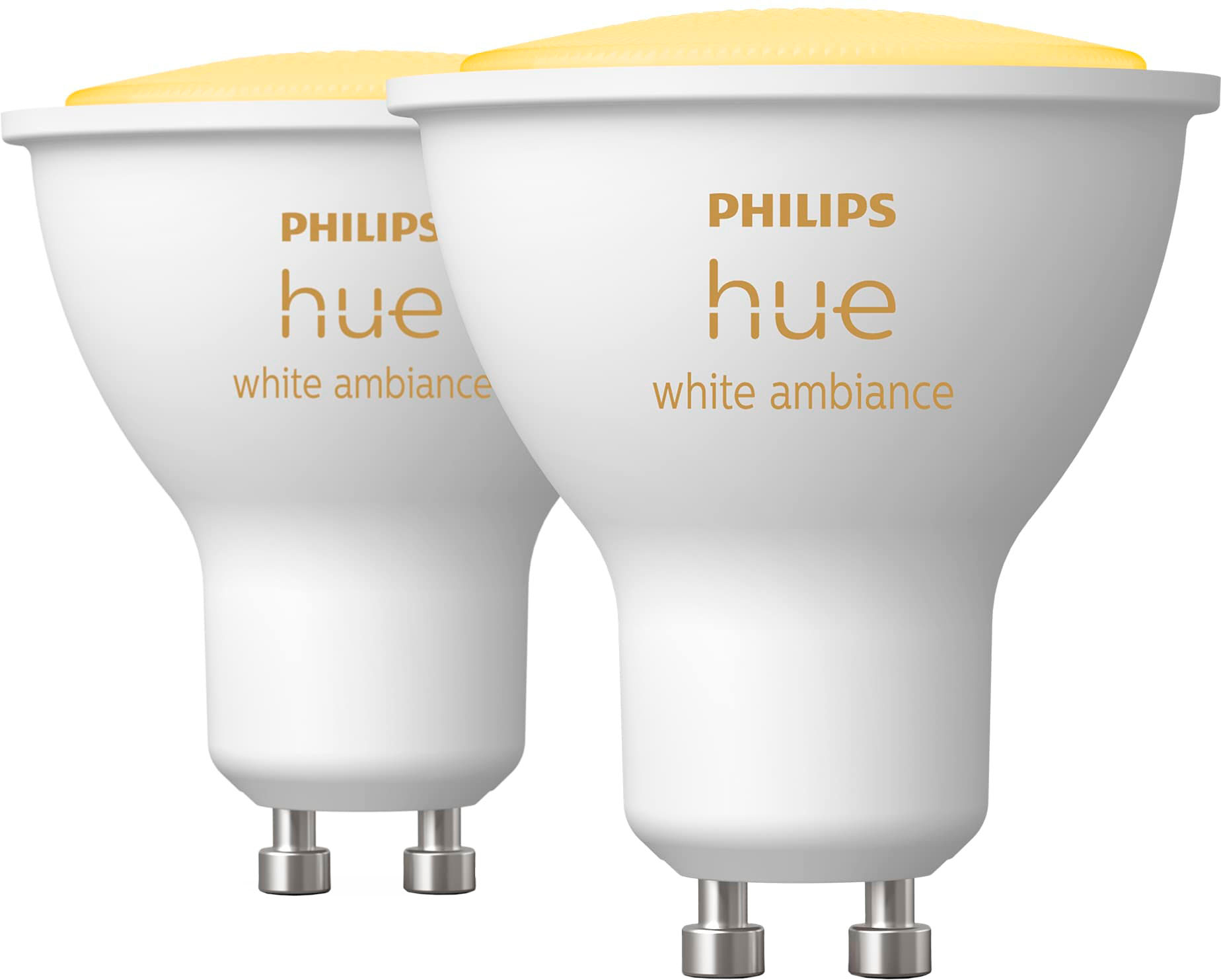 Philips Geek Squad Certified Refurbished Hue GU10 Bluetooth Smart LED Bulb  White and Color Ambiance GSRF 542332 - Best Buy