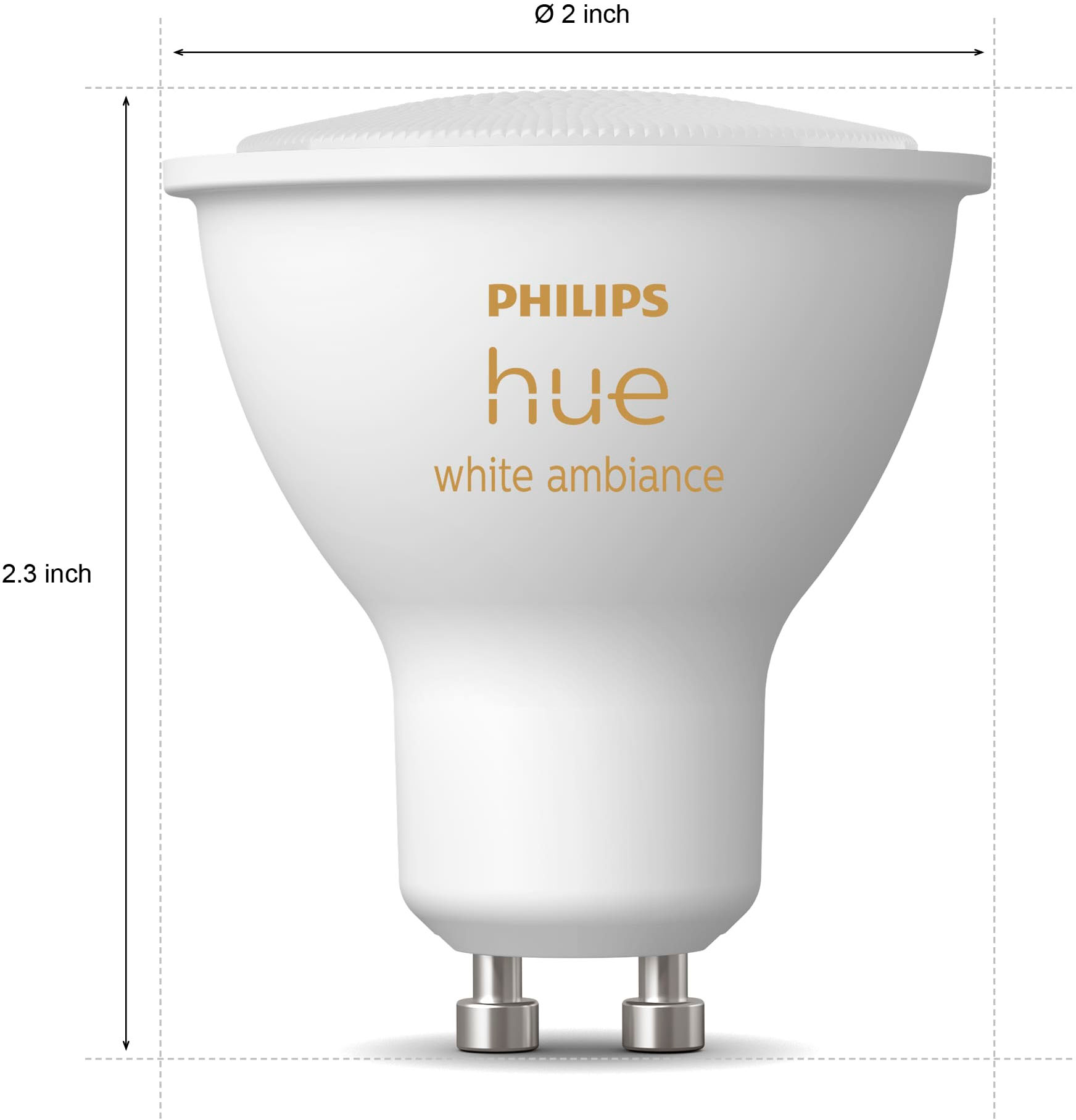 belofte Extractie Eigenaardig Philips Hue GU10 Bluetooth Smart LED Bulb (2-pack) White Ambiance 542407 -  Best Buy