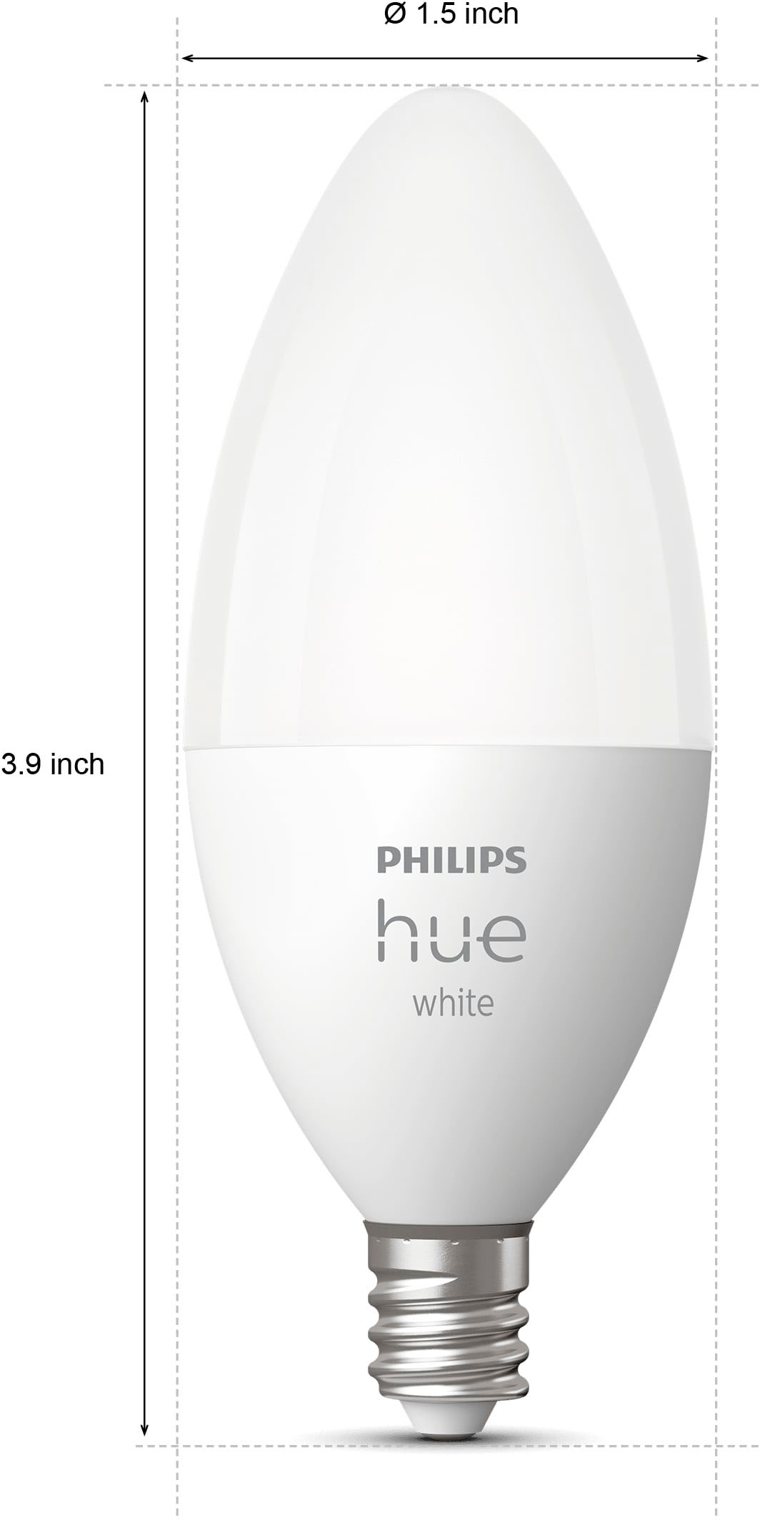 Philips Hue White 5.5W Bluetooth E14 Bulbr 2 Stck. - Philips Hue
