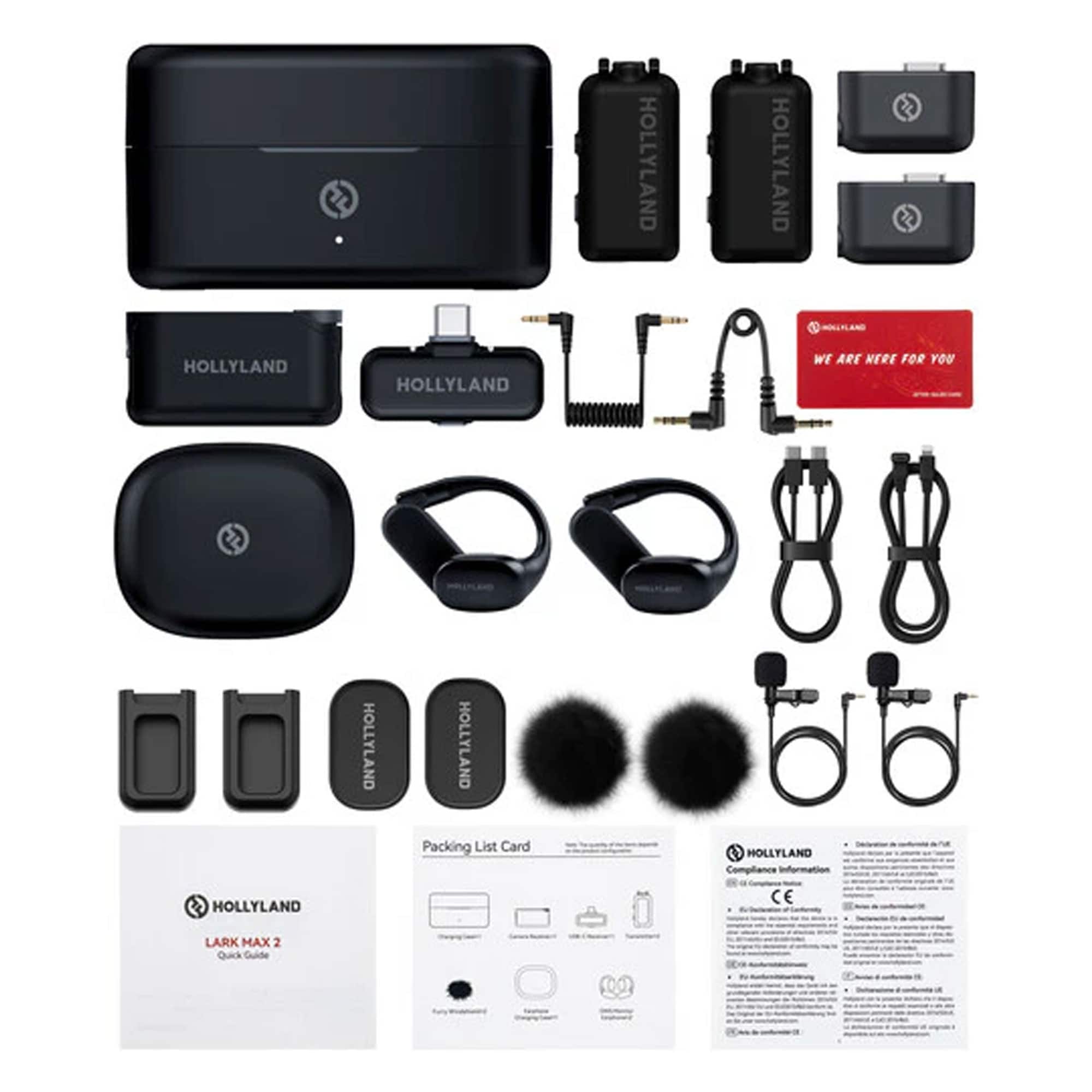 HOLLYLAND LARK MAX 2 ULTIMATE COMBO 2 Person Wireless Lavalier