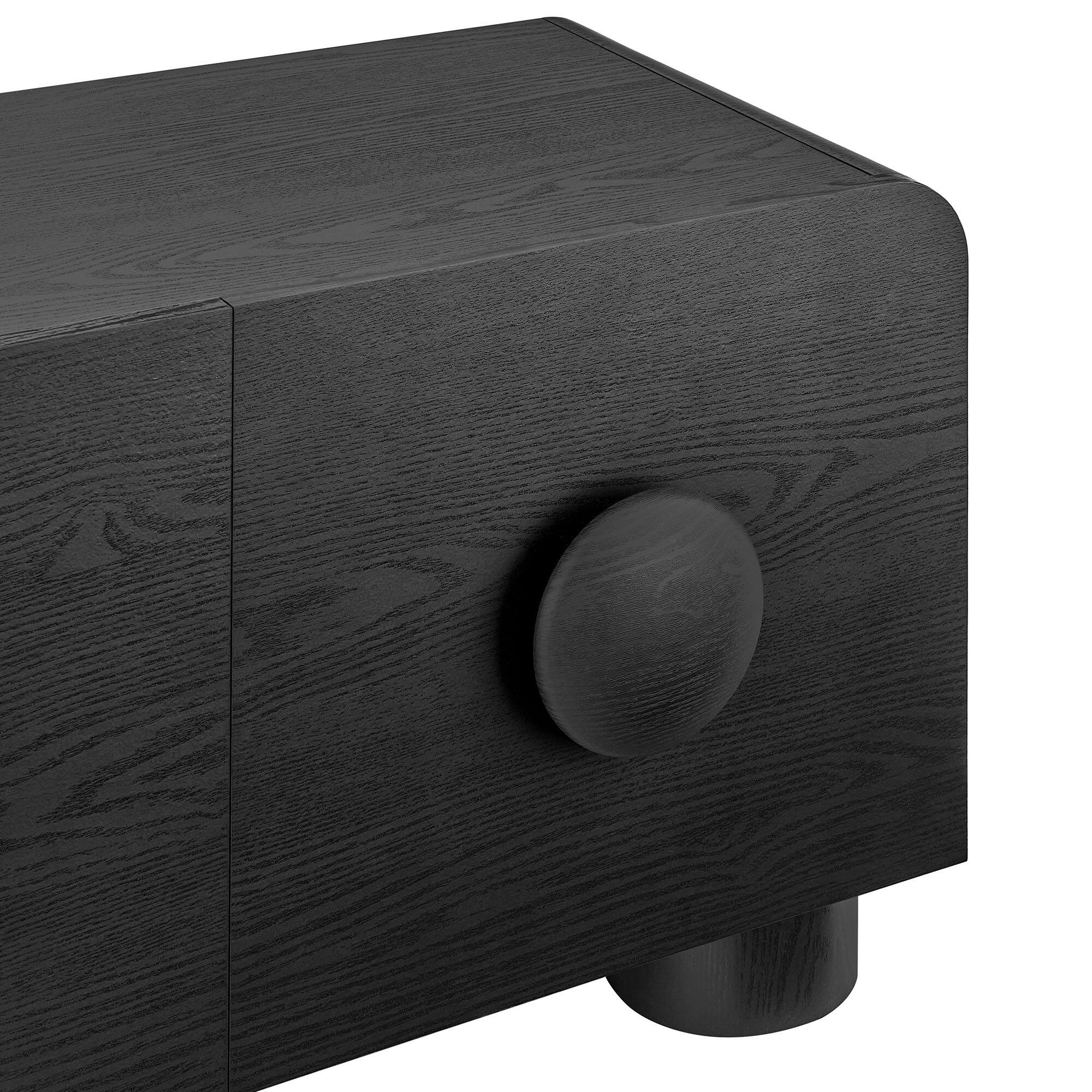 Alt View 4. Modway - Sonnet 69" Low Profile TV Stand by Modway - Black.