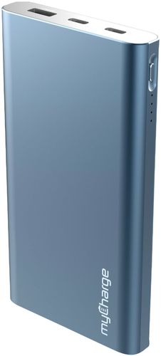 myCharge - RAZOR TURBO 12,000 mAh Portable Charger for Most USB-Enabled Devices - Blue was $49.99 now $34.99 (30.0% off)