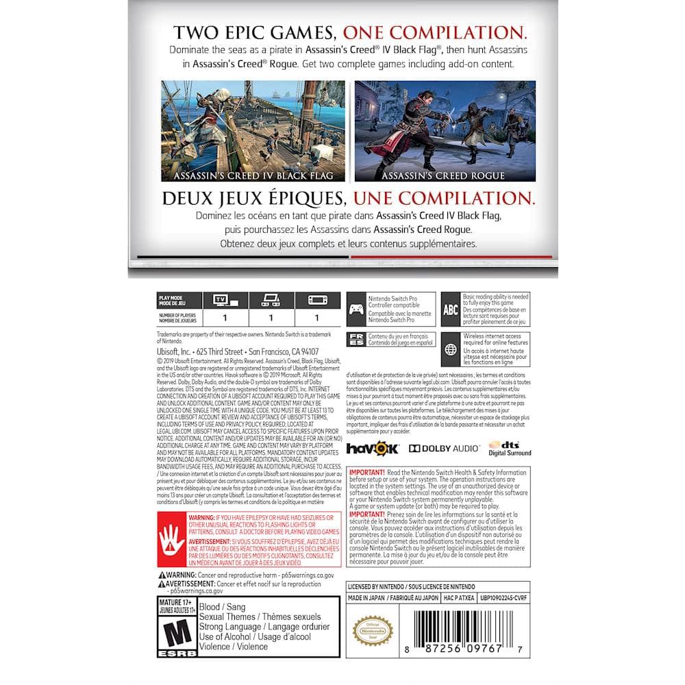 Buy Assassin's Creed: The Rebel Collection Nintendo key! Cheap price