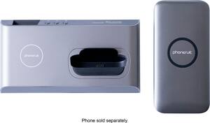 PhoneSuit - Energy Core 18W Qi Certified Fast Charge Wireless Charging Pad for iPhone®/Android - Black - Front_Zoom