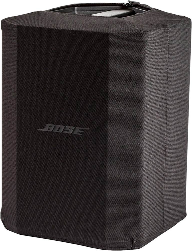 Left View: S1 Pro Speaker Play-Through Cover - Nue Bose Black