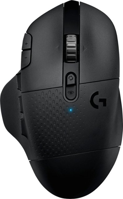Front Zoom. Logitech - G604 LIGHTSPEED Wireless Optical Gaming Mouse with 25000 DPI HERO sensor - Black.