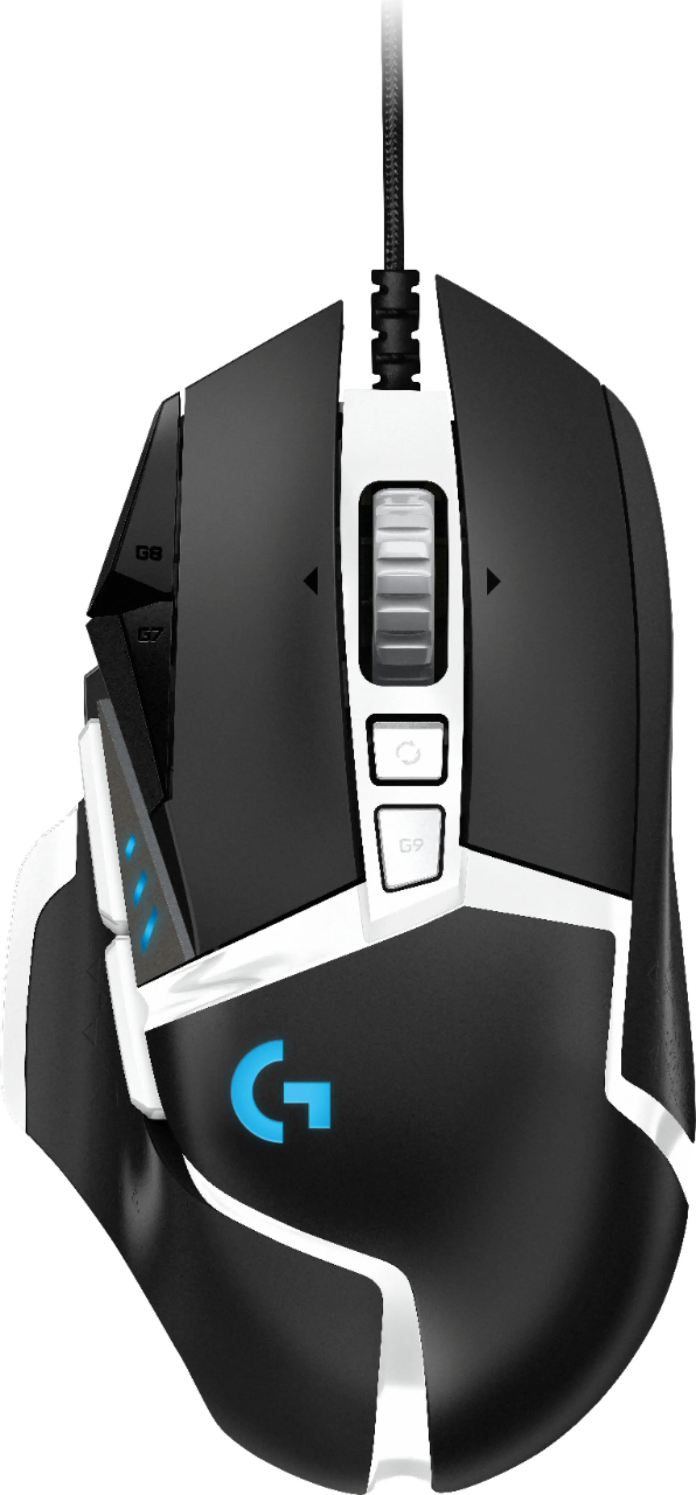 Front. Logitech - G502 HERO SE Wired Optical Gaming Mouse with RGB Lighting - Black.