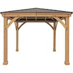Yardistry - 10' x 10' Meridian Gazebo - Coffee Brown