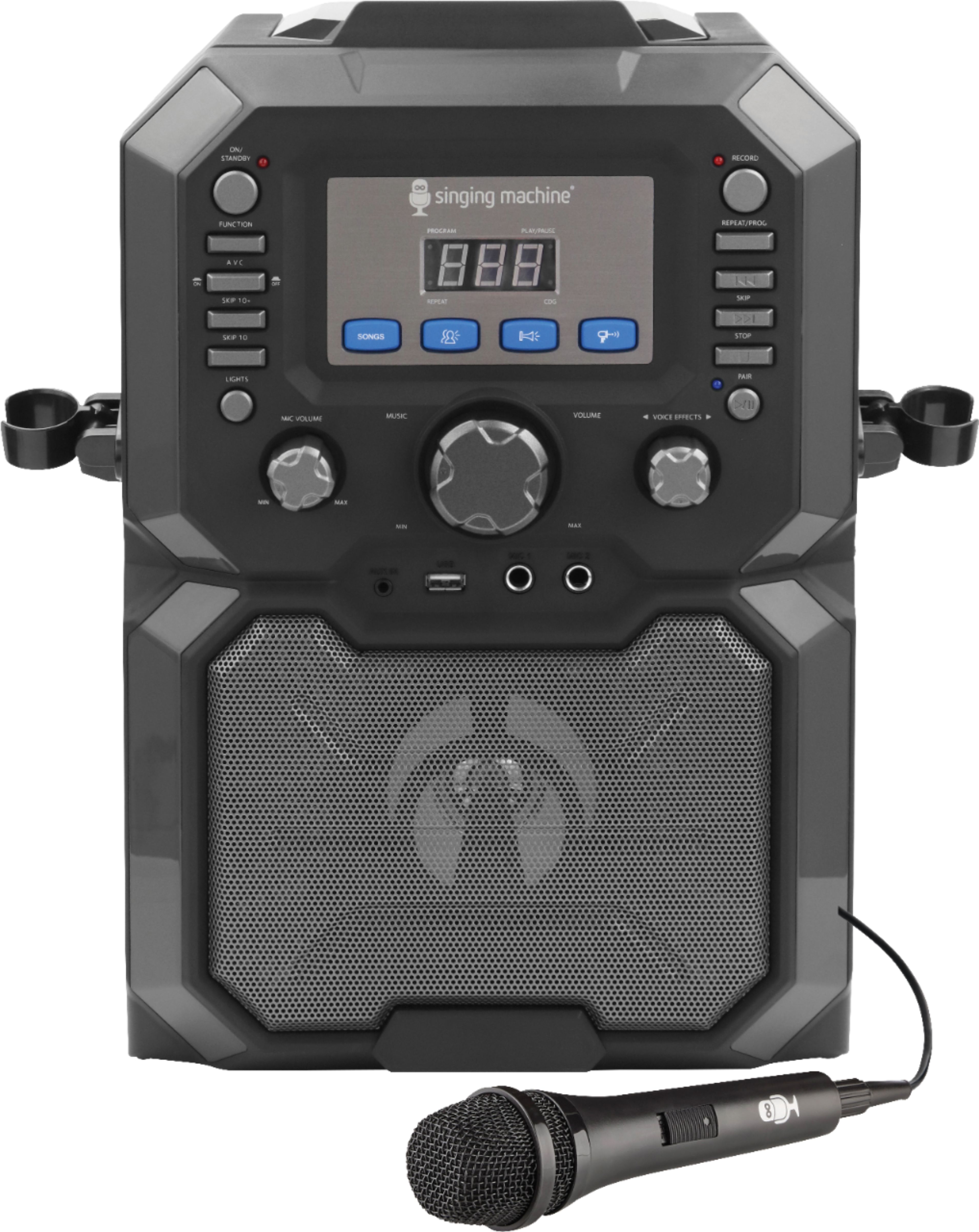 Best Buy: Singing Machine Bluetooth Karaoke Machine Black SML271BK