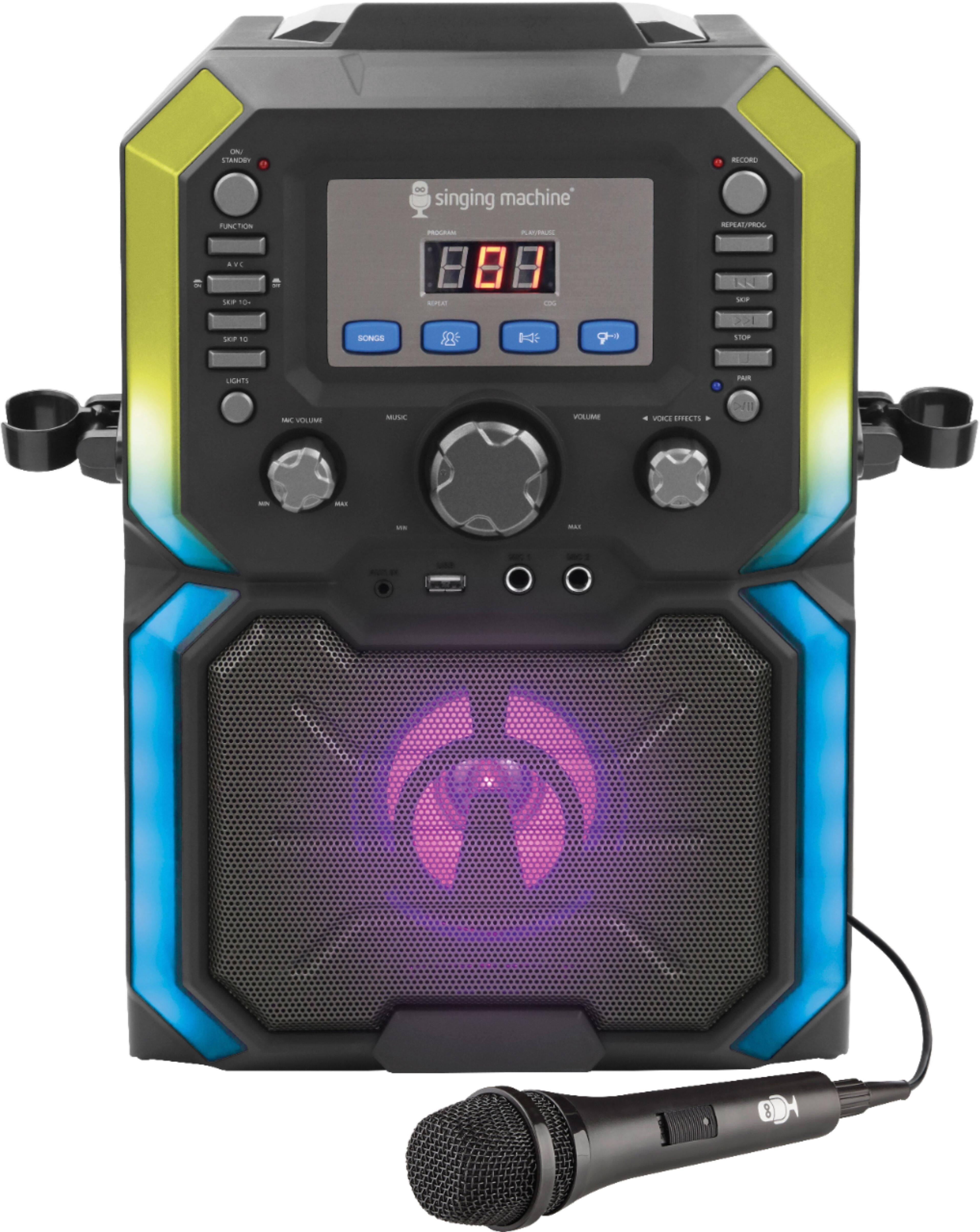 Alt View 14. Singing Machine - Bluetooth Karaoke Machine - Black.