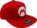 Angle. Bioworld - Super Mario Bros. Snap Back Hat - Red.