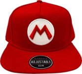 Front Zoom. Bioworld - Super Mario Bros. Snap Back Hat - Red.