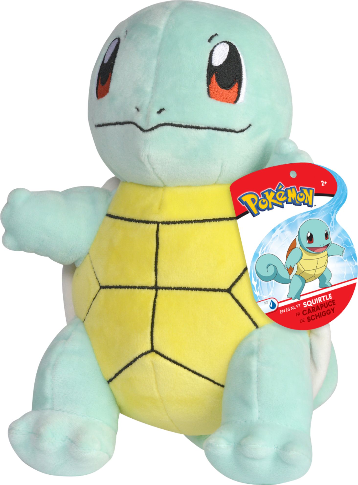 8" Squirtle # 007 Pokemon Plush Dolls Toys Authentic Official TOMY New With Tags 