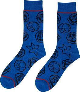 Super Mario Bros. - Mario Casual Crew Socks (2-Pack) - Multi