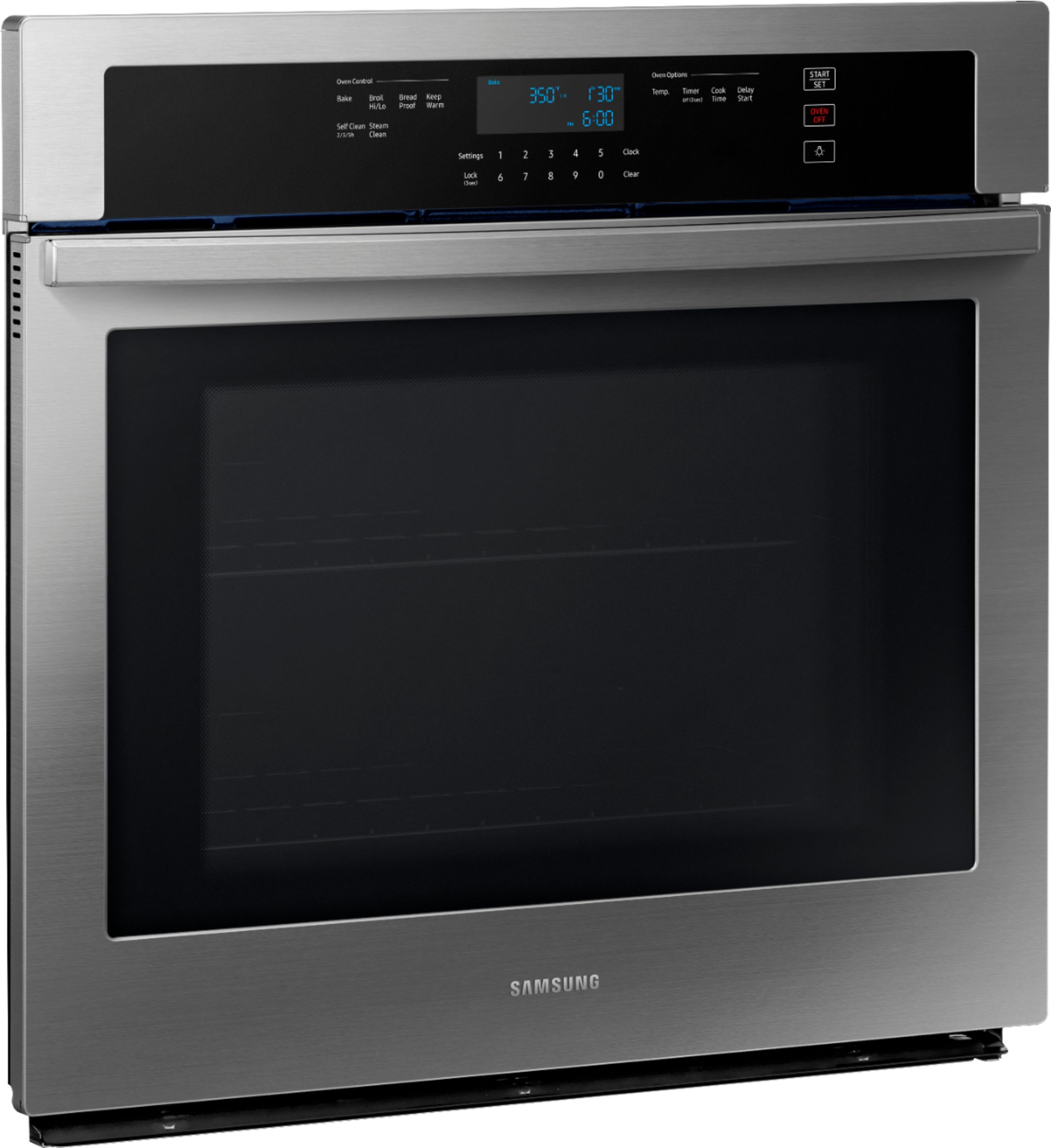 Samsung 30" Built-In Single Electric Wall Oven Black stainless steel Samsung 30 Single Wall Oven Black Stainless Steel