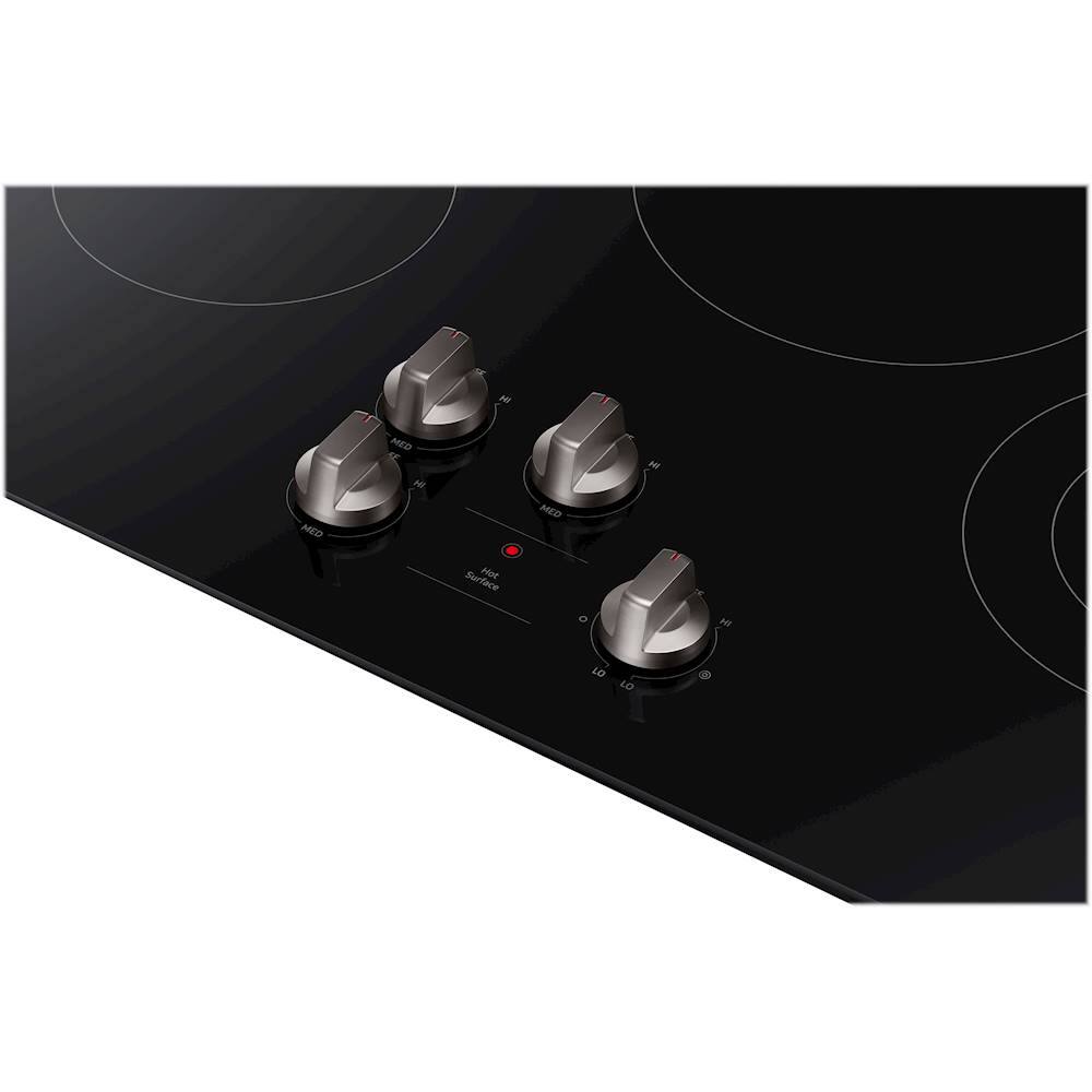 Alt View 12. Samsung - 30" Built-In Electric Cooktop - Black.