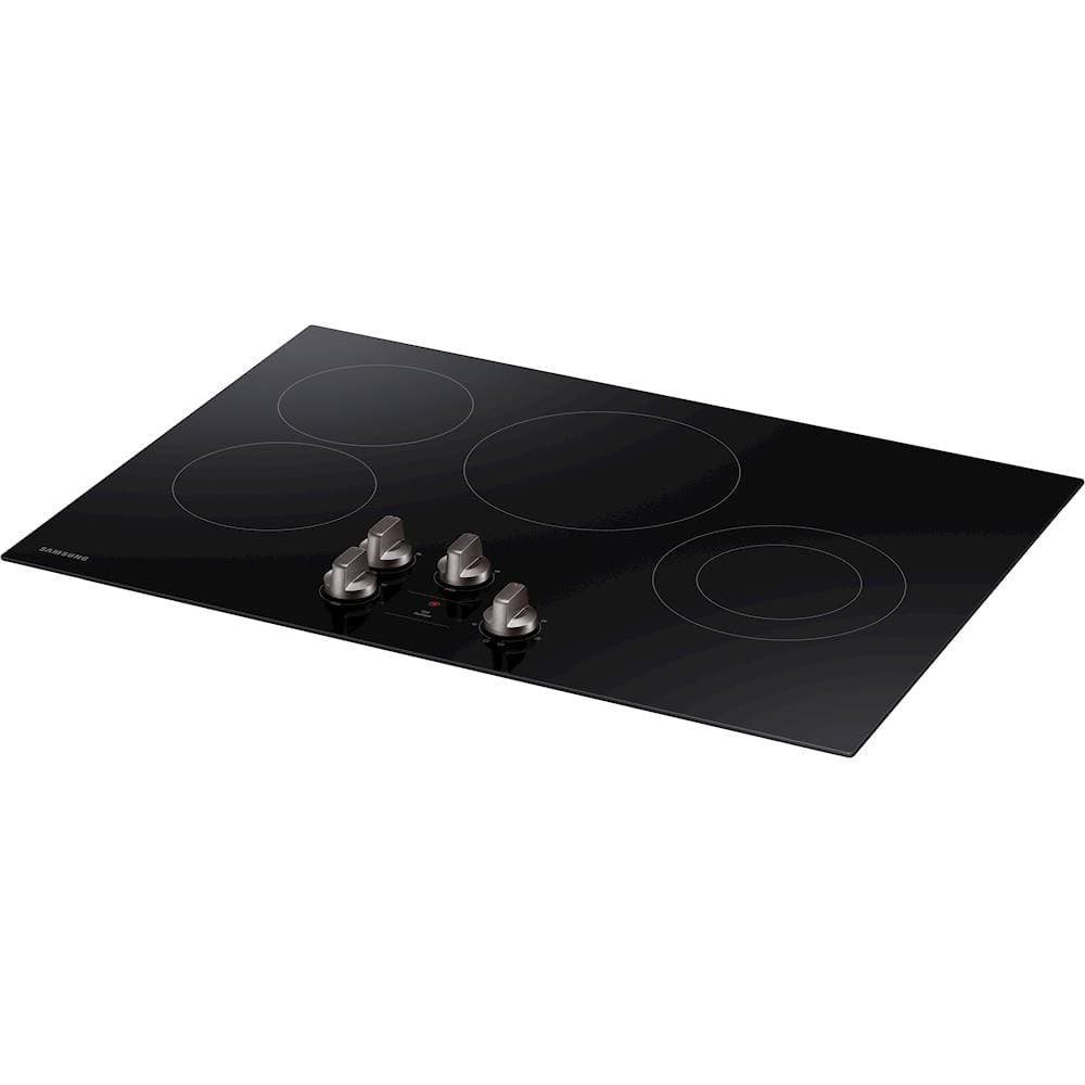 Alt View 13. Samsung - 30" Built-In Electric Cooktop - Black.