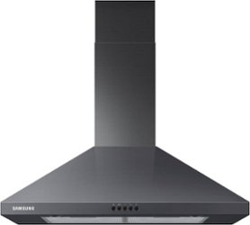 Samsung - 30" Convertible Range Hood - Black stainless steel - Front_Zoom