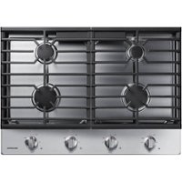 Samsung - 30" Built-In Gas Cooktop with 4 Burners - Stainless steel - Front_Zoom